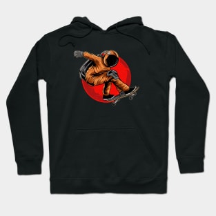 Astronaut Skateboarder Hoodie